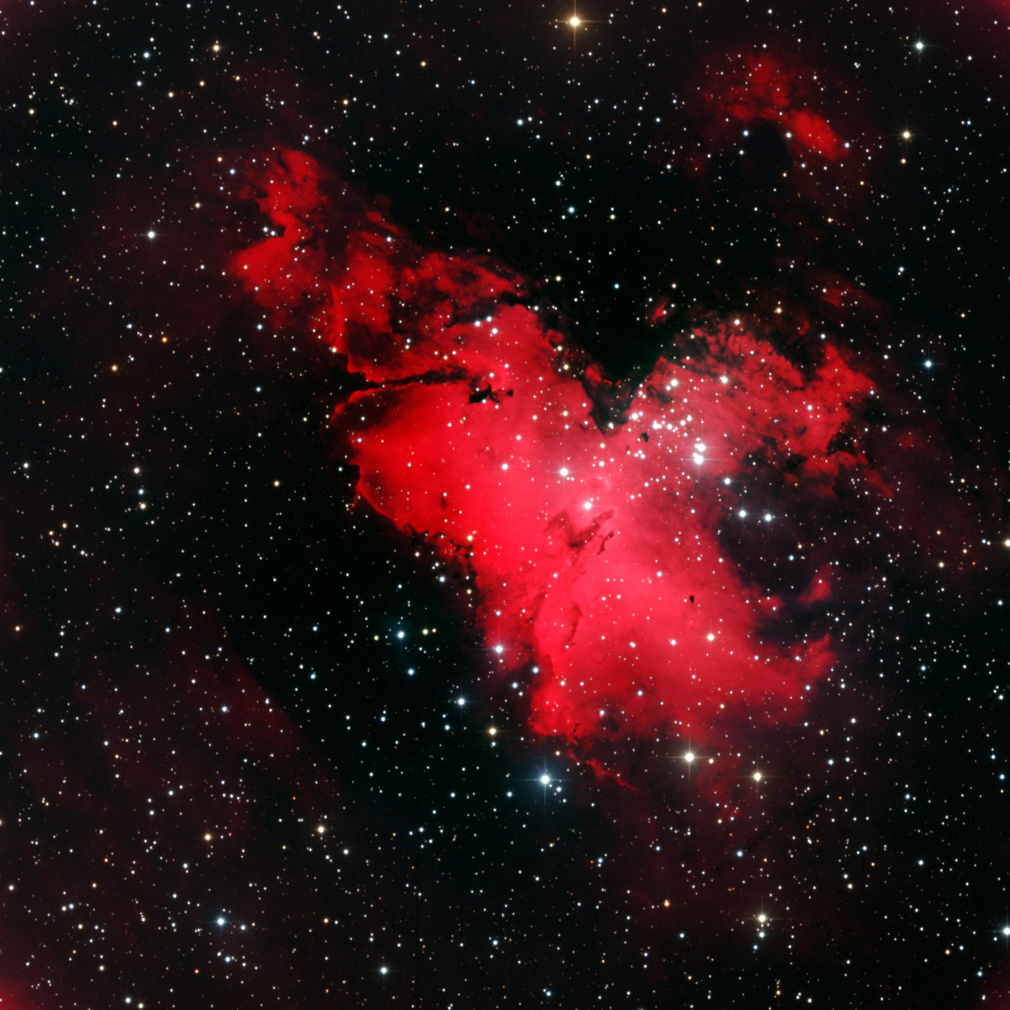 Eagle Nebula natural color